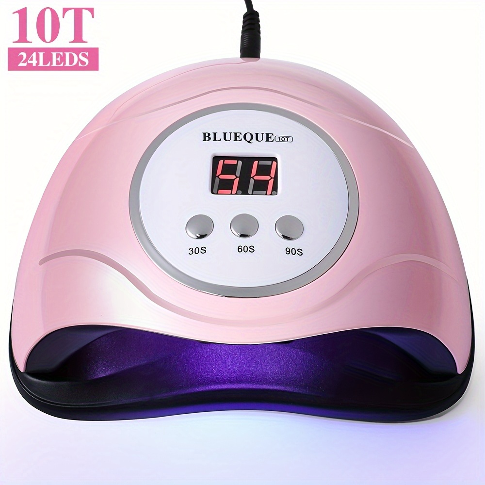 TEMU Led Nail Polish Lamp, Quick Nail Dryer With Automatic Sensor, 3 Timer Setting Nail Dryer Nail Salon Equipment, Portable Led Nail Lamp For Nails