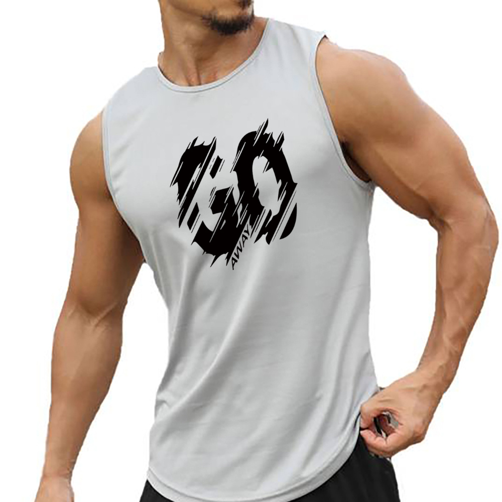 

Summer Fashion Fitness ' Vest Breathable Sweat Absorbent Loose Training Sleeveless Quick Dry Basketball Top R#"dbo1#k161