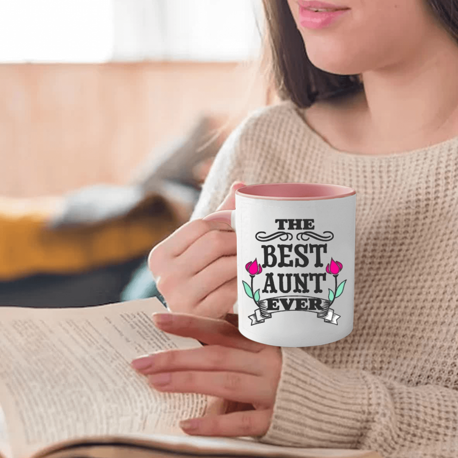1pc best aunt ever ceramic coffee mug 11oz insulated lead Temu