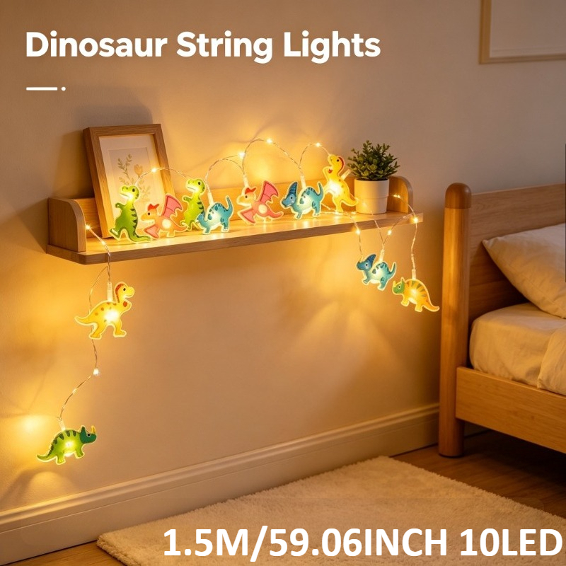 150 cm/59 06 zoll dinosauren lichterkette warmem licht