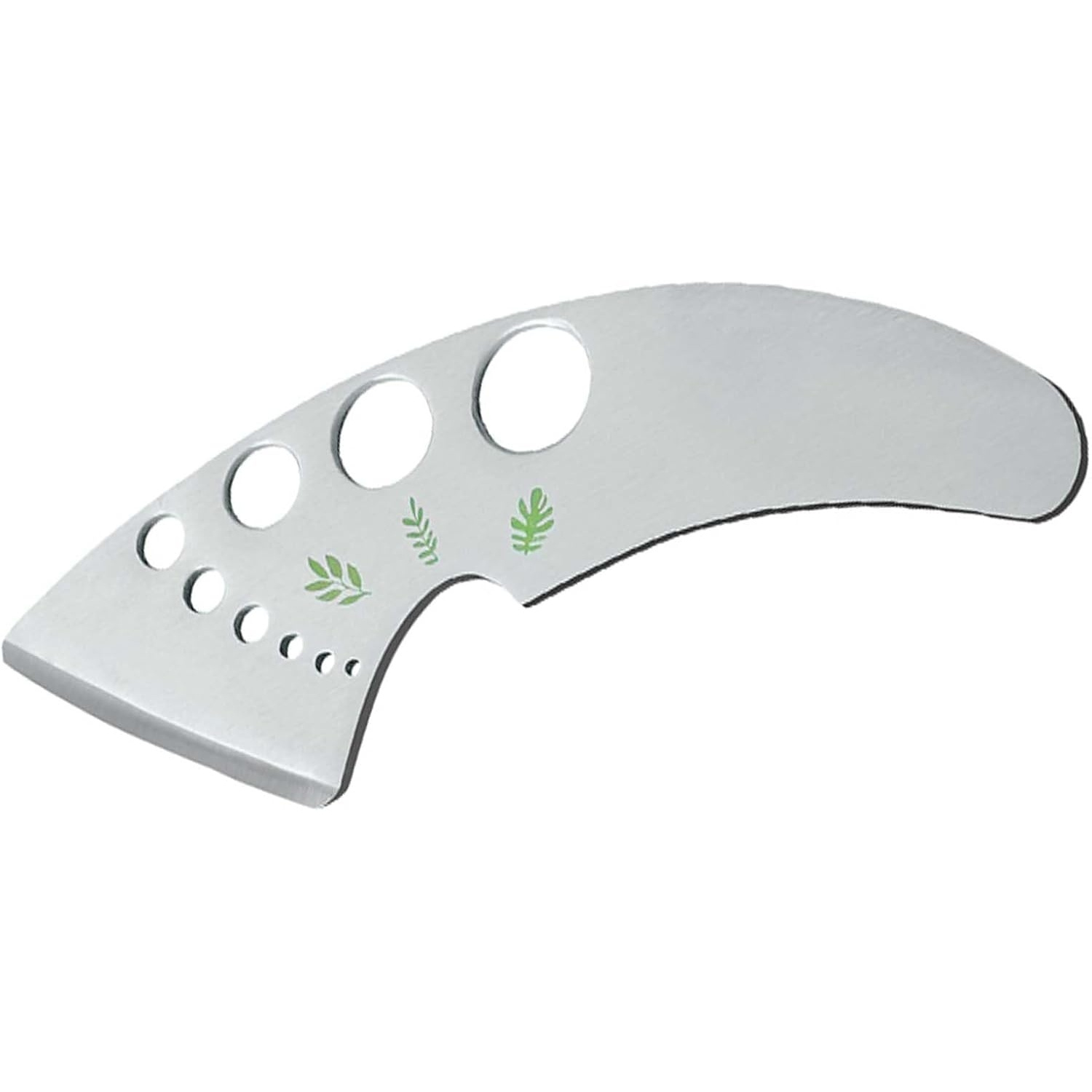 Image of 1pc Household 9-hole Stem Remover, Stainless Steel For Parsley, & Kale, Built-in Peeler, Essential For Daily Cooking & Western Cuisine Prep
