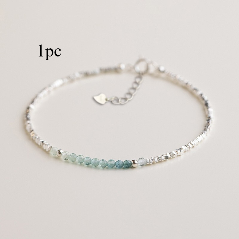 TEMU Bracelet minimaliste en naturelle avec perles, style bohème, bijou ajustable, cadeau pour femmes