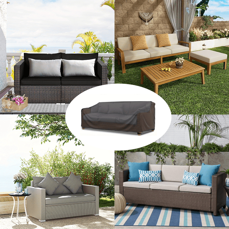 seater outdoor sofa cover waterproof uv resistant fabric with