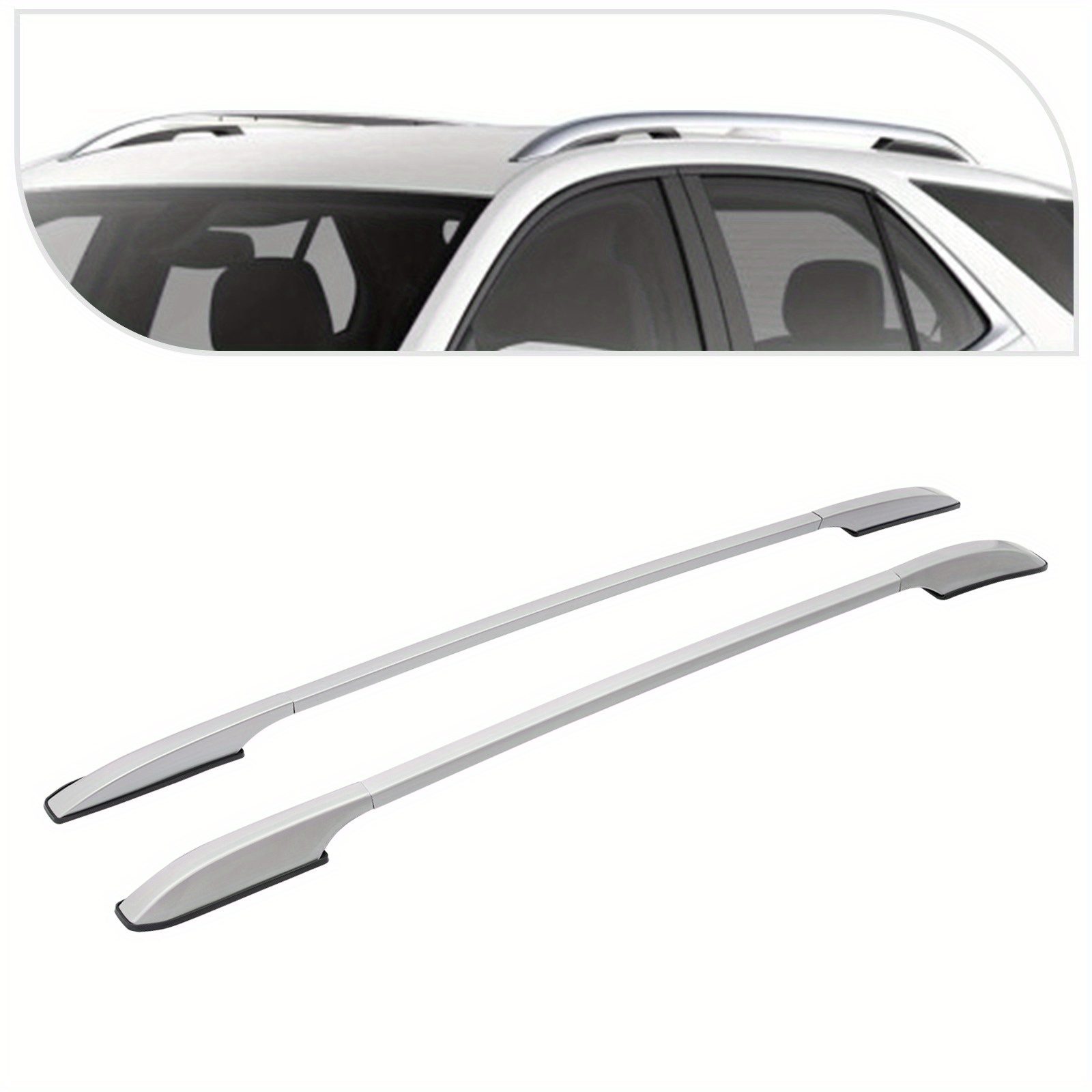 Universal Car Top Roof Rack Cross Bar 43.3" Luggage Carrier Aluminum Lock New Acquista In Modo Economico - Spedizione Gratuita, Recensioni Reali Con Foto