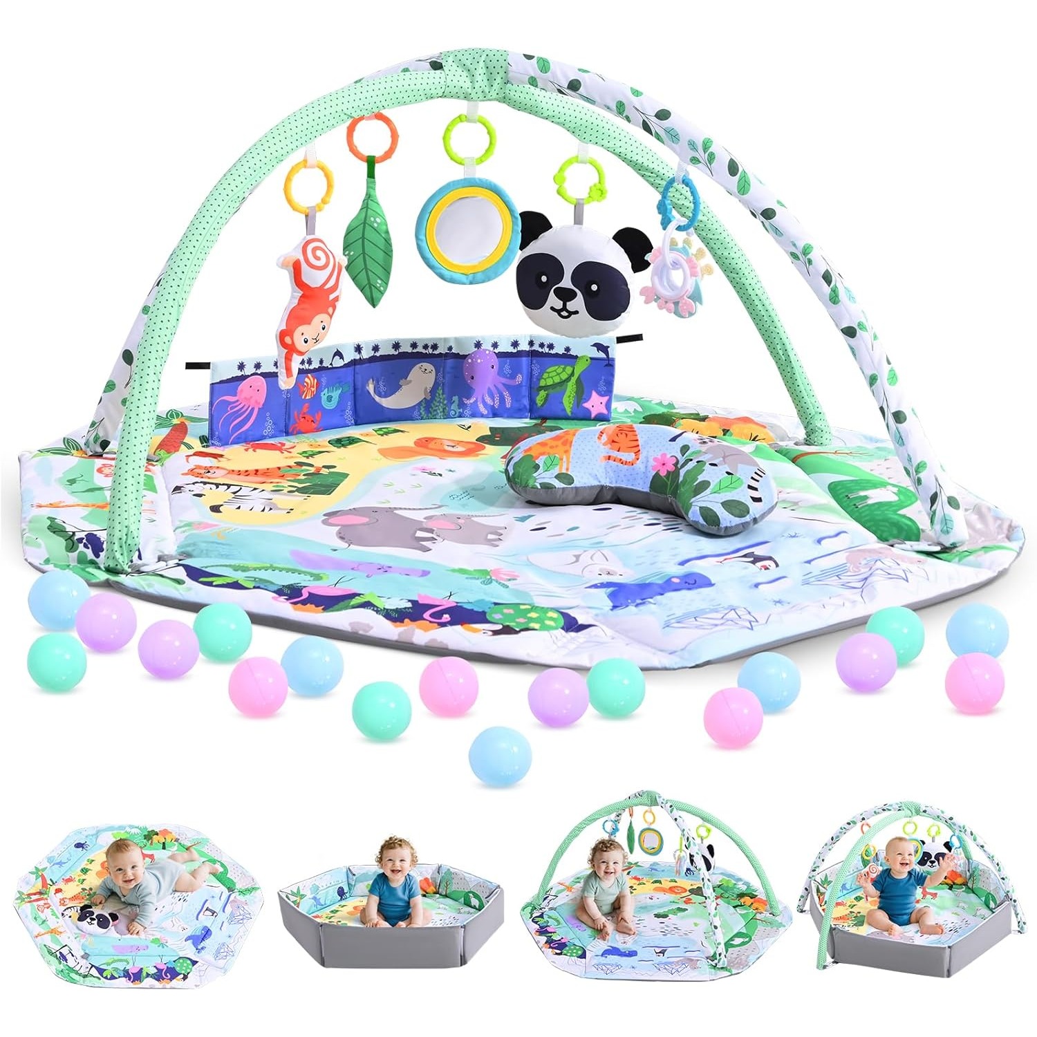 baby gym play mat sold on Temu United States