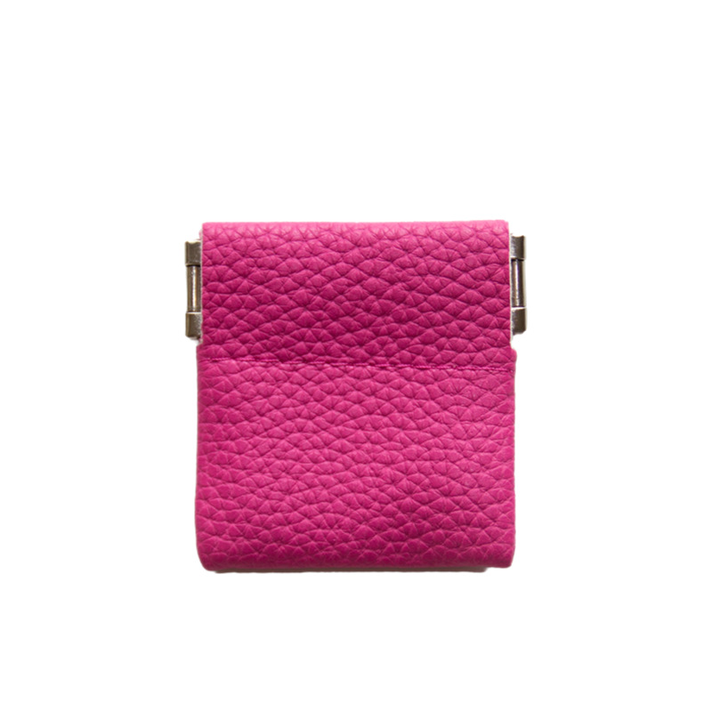Mini Ic Closure Faux Leather Jewelry Pouch - Soft Rectangular Suitable For Earrings, Rings, Portable For Daily Use, Travel & For Storing Small With Ic Snap Closure, Jewelry Boxes