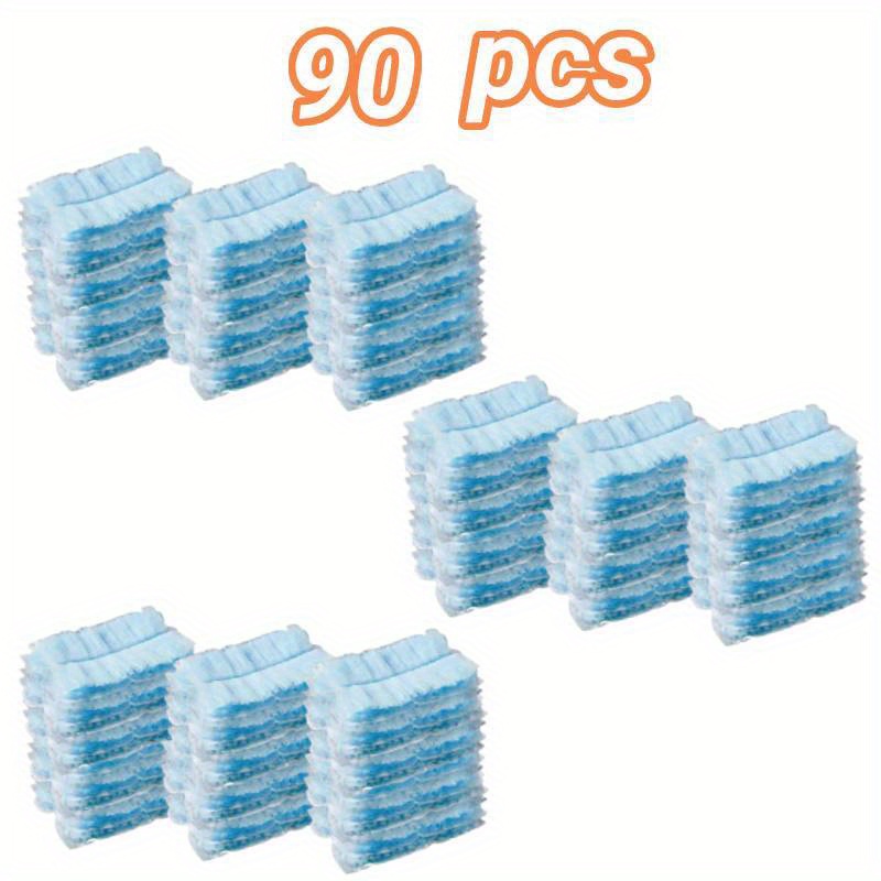 TEMU 90 Count Disposable Duster Refills, Heavy Duty Multi-surface Cleaning, Dusting Pads For Home, Office & Car, & Absorbent Dry Dust Cloth Replacement