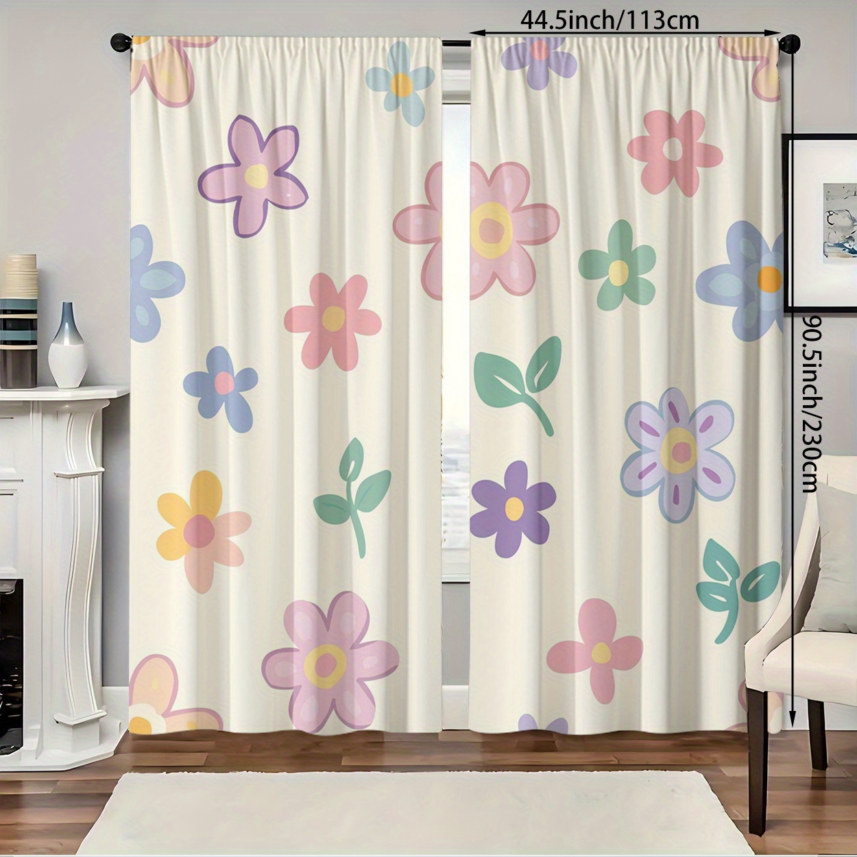 TEMU 2pcs Set, 2d Flat Print Polyester Material, High-definition Digital Printing With And Vibrant . The Overall Image Features Soft Beige As , With