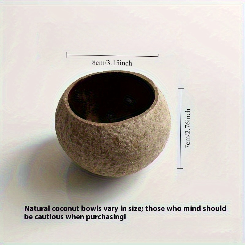 Natural Candle Cup, Creative Coconut Shell Jar Wax, Coconut Shell Bowl For Decoration And Storage, Coconut Shell . Coconut Shell Candle Bowl, Candelabra, Handmade Coconut Shell Candelabra