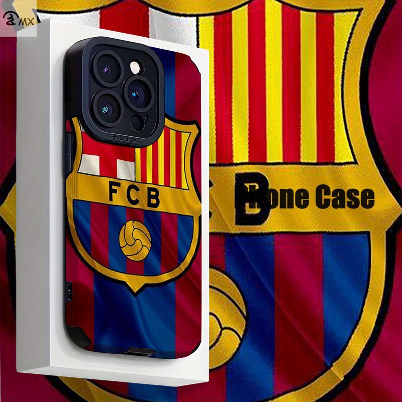 Funda para Teléfono - Diseño de 2 Patrones con Imagen de Fondo del Escudo del Equipo de Barcelona, Adecuada para iPhone 17, 17Air, 17Pro, 17Promax, 16, 16Plus, 16Pro, 16Promax, 15, 15Plus, 15Pro, 15Promax, 14, 14Plus, 14Pro, 14Promax, 13, 13Pro, 13Promax, 12, 12Pro, 12Promax - Imagen 6