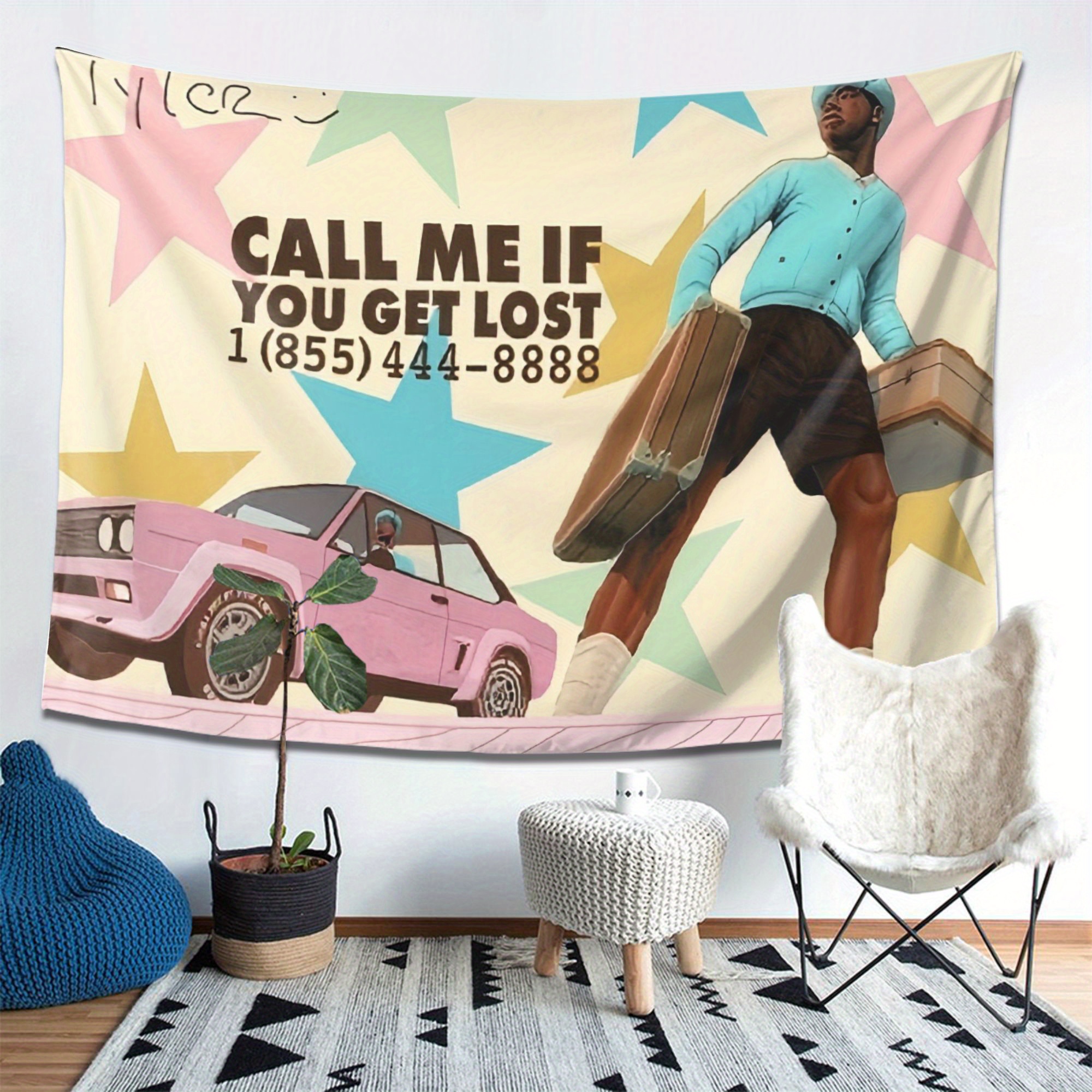 theme inspirational tapestry living room bedroom Temu New Zealand