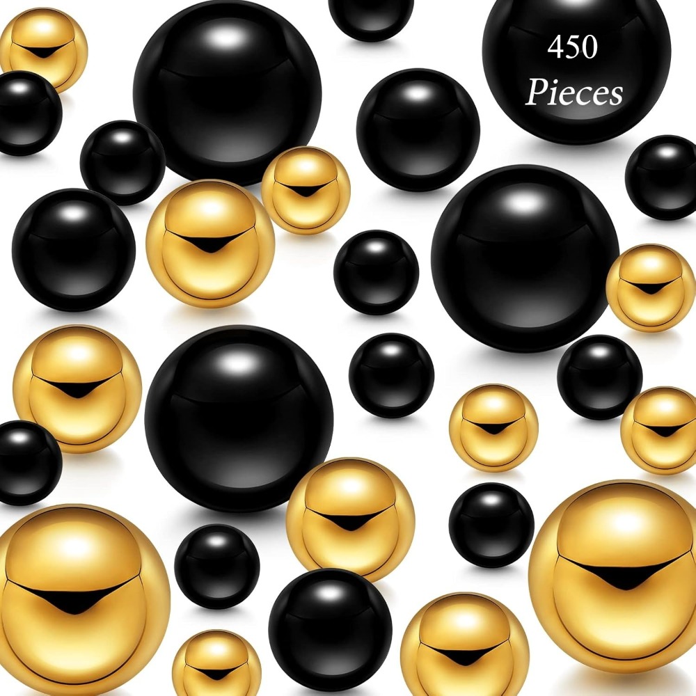 450 Peças de Preenchimento para Vasos,   Imitação Brilhantes sem   em Tamanhos Variados Redondos - Decoração Casamento Festas Lar Mesa Arranjos     Estiloso Acabamento Liso     Material Abs Suprimentos Para Artisanato Perolas Decorativas Stylist Doméstico Planejadores de  , Decorações para Preenchimento de Vasos