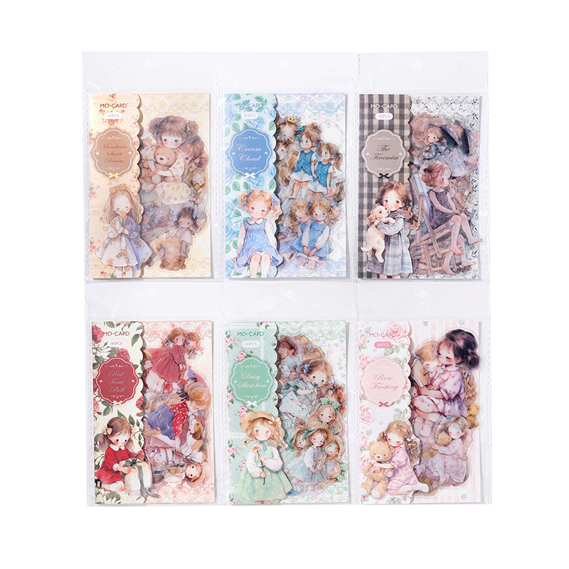 A Set Of 240 Adorable Stickers Featuring Cute Cartoon, Perfect For Decoration In Scrapbooks And Journals
