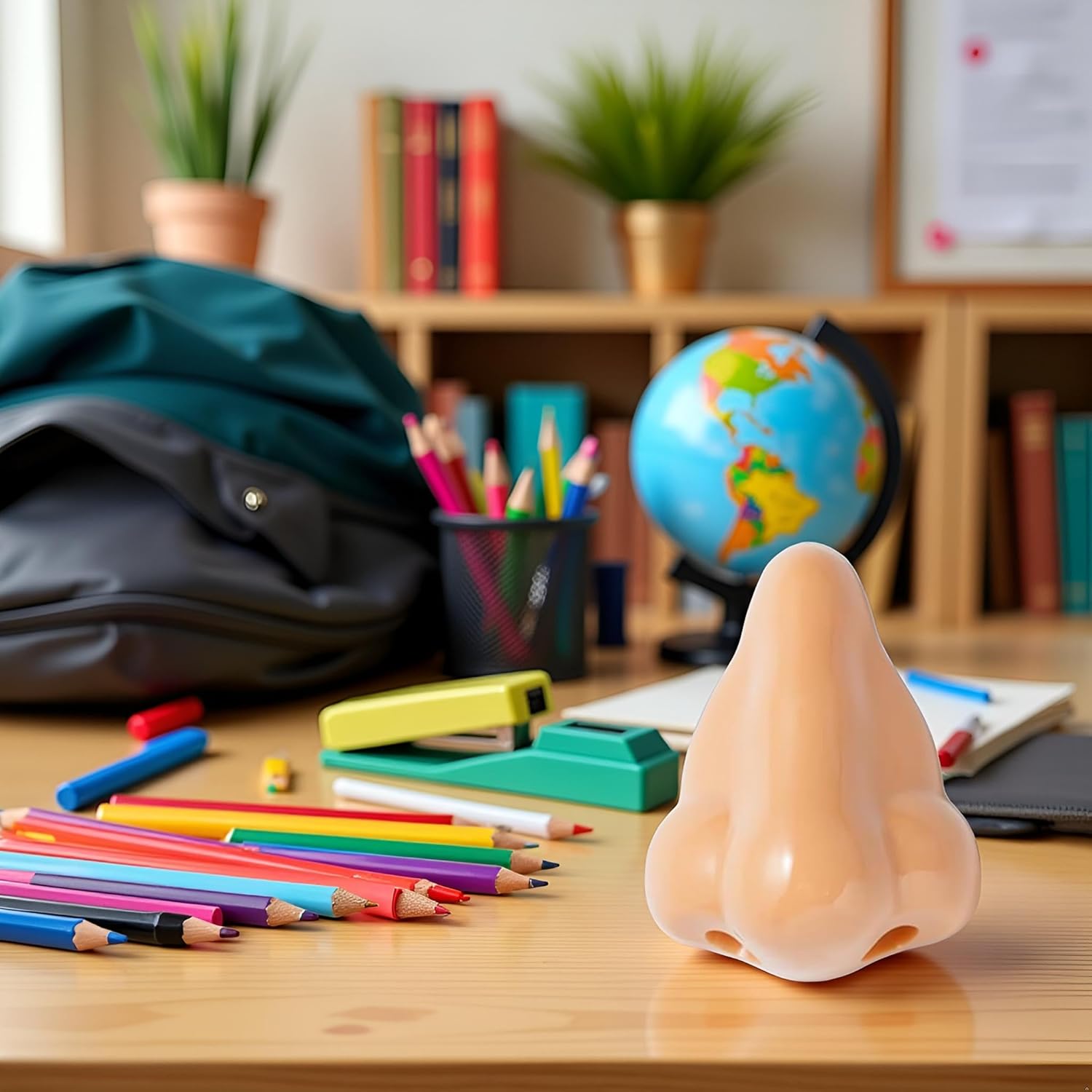 3 6pcs fun nose shaped pencil sharpeners cute cartoon design durable plastic no battery needed ideal for school home   studio   classroom rewards birthday party favors office supplies pencil holder   design batteryfree operation school supplies pencil sharpener school accessories Product details 8