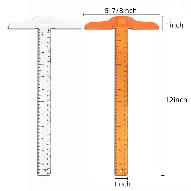 TEMU Règle de dessin 30 cm Équerre en T Règle de Équerre en L Équerre en T Fournitures d'art de pour étudiants