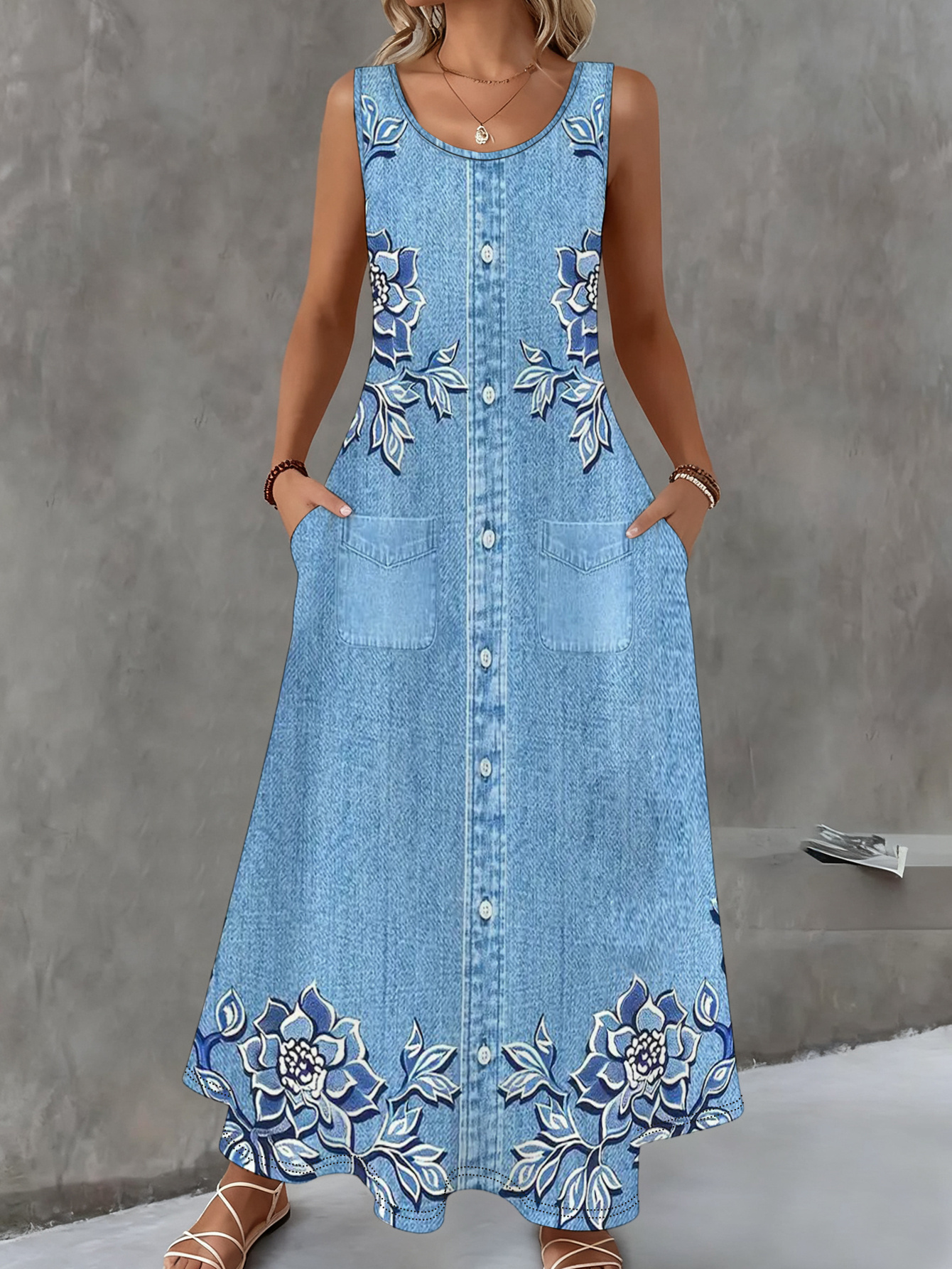 sachin and babi light blue dress 51 Wedding Guest Dresses for Spring You'll Totally Wear Again main image 1