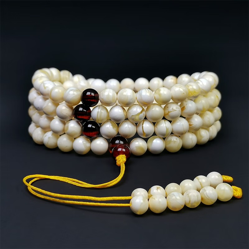 Women's Amber Bead Pendant Necklace, Natural Elegance