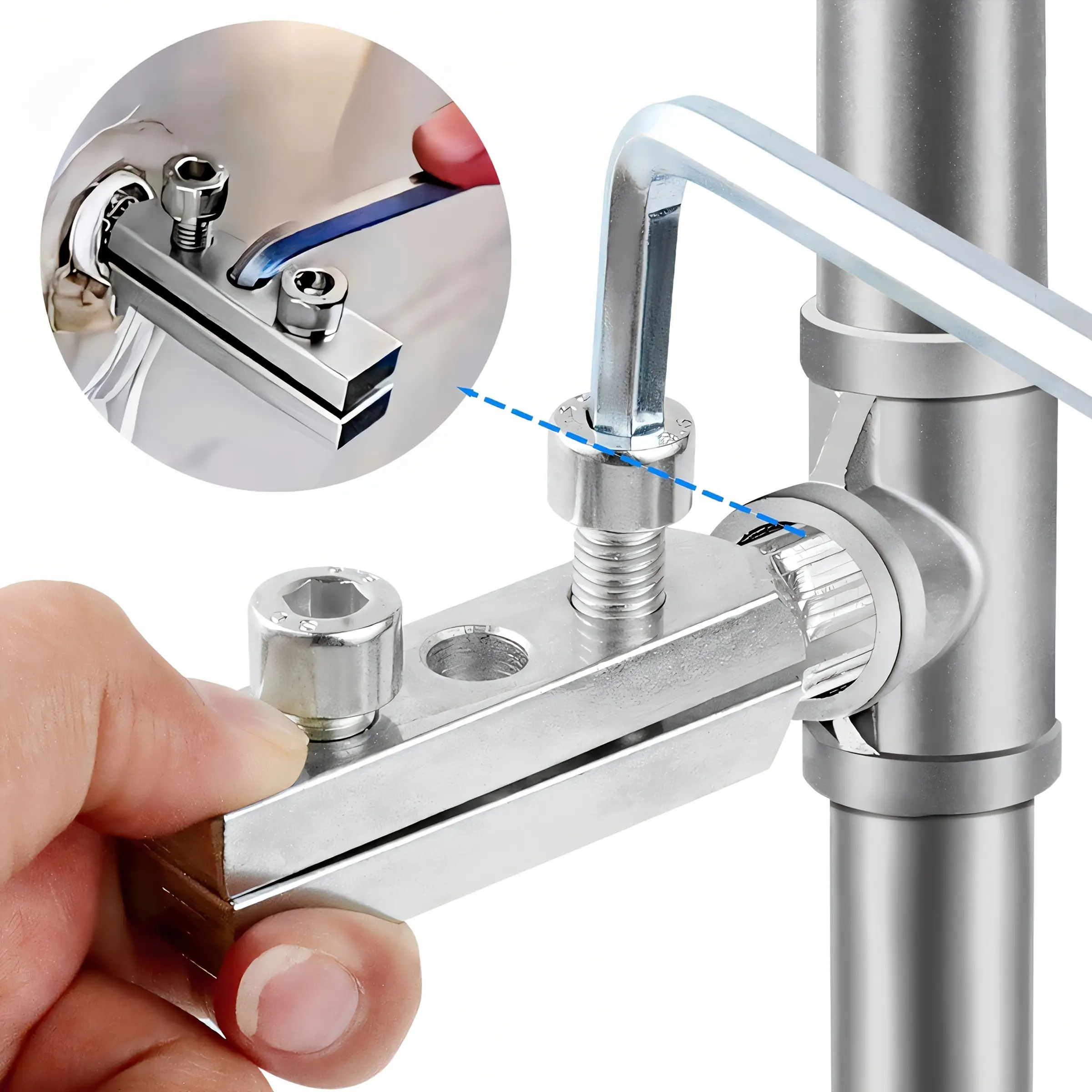 Juego de 2 piezas de herramientas de desmontaje ajustables para romper tuberías de metal de 2.5*0.51 pulgadas, herramienta universal para cortar y quitar cables rápidamente de grifos, extractor de tuercas universal de 1/2