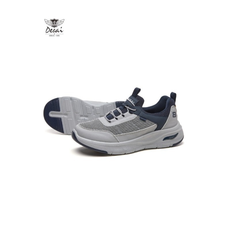 Desay New Men's Sneakers, Casual Soft-Sole Lightweight Running Shoes, Versatile Commuter Shoes, Anti-Slip and Wear-Resistant, Classic Style Fashionable Walking Shoes