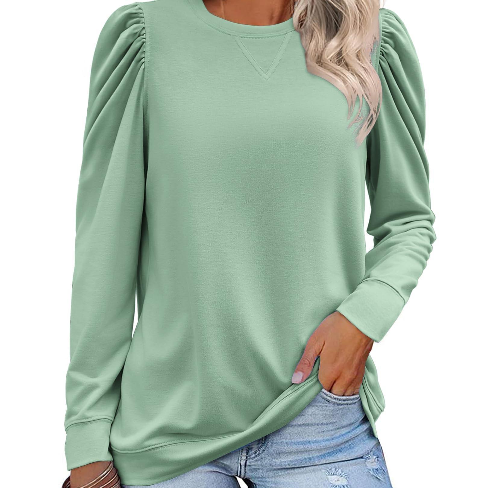 

Women's Sweatshirt Long Sleeves - Polyester , - For & Fall