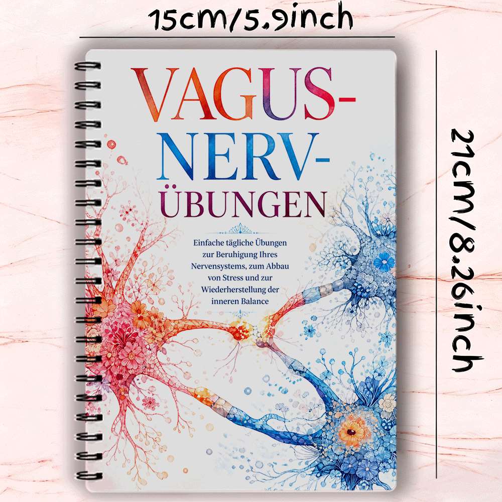 Image of German Version Nerve Reset Diary Daily Stress Relief Breathing Emotional Health And Relaxation Ideal For Recording And Tracking Practice Progress Suitable For Office Workers