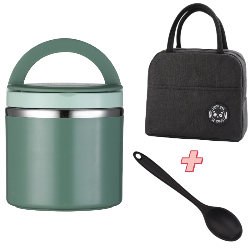 TEMU 3pcs Stainless Steel Lunch Box With Handle - Leak-proof And Stackable Insulated Lunch Box, Of Keeping Food Warm Or Cold, Made Of 304 Steel,