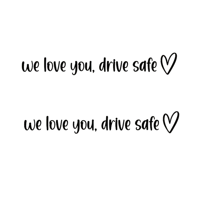 2 " You, " Heart-shaped Arrow Vinyl Stickers - Removable Car Rearview Mirror Decorative Stickers, Easy To Stick And Tear External Car Additions, Durable Cartoon Stickers, Gifts For Drivers