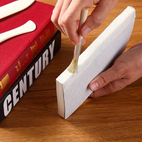 bookbinding fabric kit 2 book repair tools 1 brush and 1 repair fabric material for binding and crafting binding supplies craft kit durable fabric binding additions