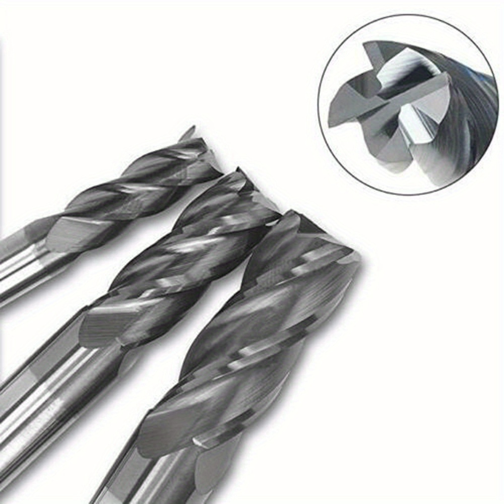 Carbide End Mill For General Use 10mm Diameter 4 Flute 150mm Long AlTiN Coated 45HRC