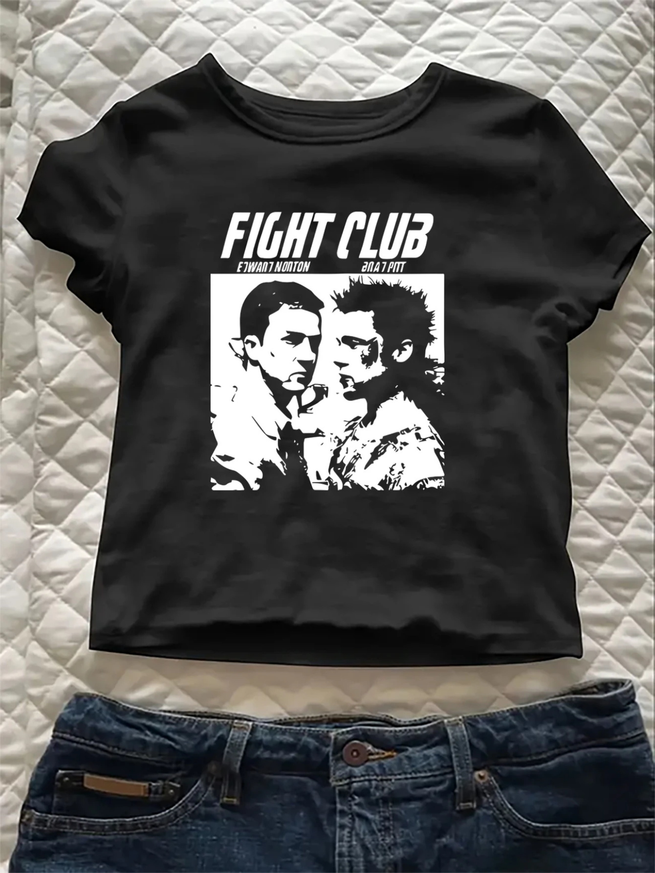 womens y2k retro graphic crop club inspired Temu Mauritius