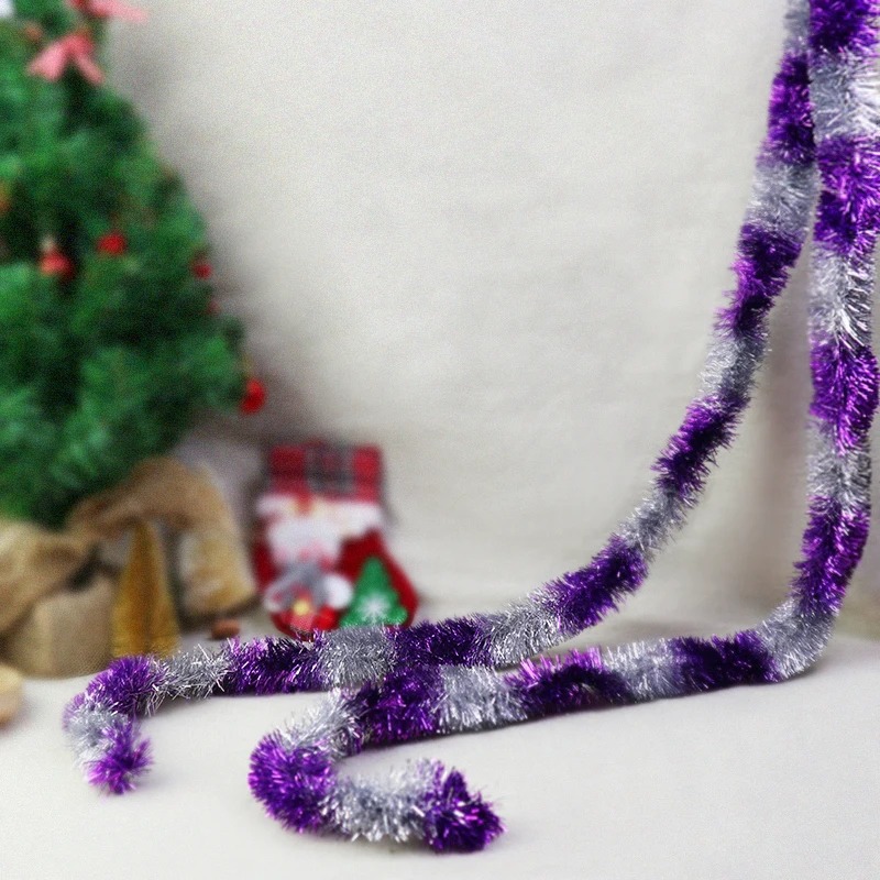 TEMU Décoration de fête de Noël Barre de couleurs Paillettes Guirlande pour sapin de Noël pour mariage An Noël Ornements de bar à domicile Halloween
