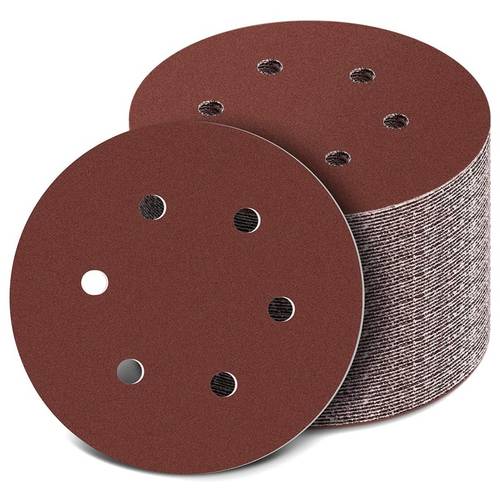 100pcs 150mm/6 Sanding Discs Suitable for Random Orbital Sander, Compatible Sandpaper Pads with Assorted , Hook and Loop Backing for Woodworking, Automotive,