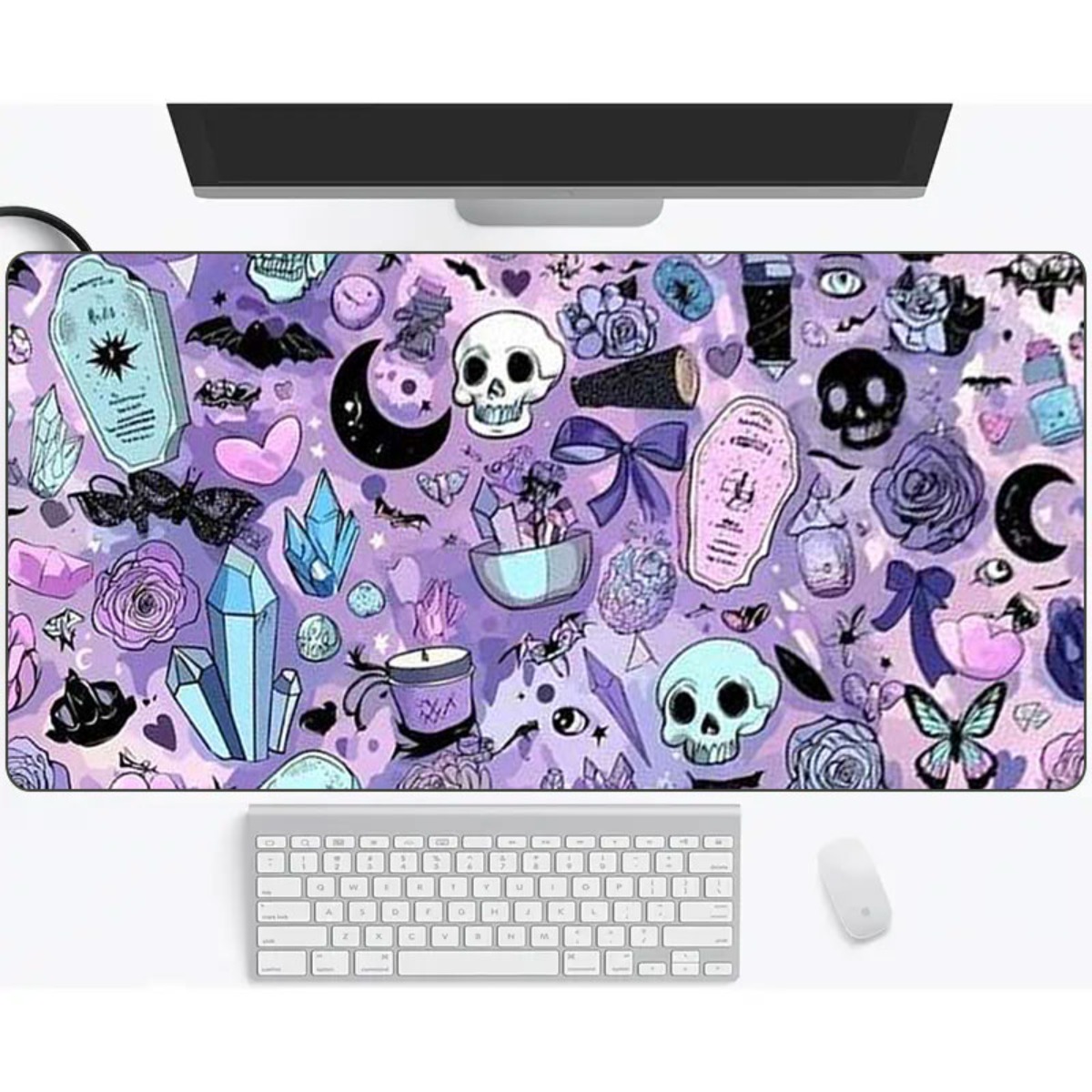 cool desk mats sold on Temu United States