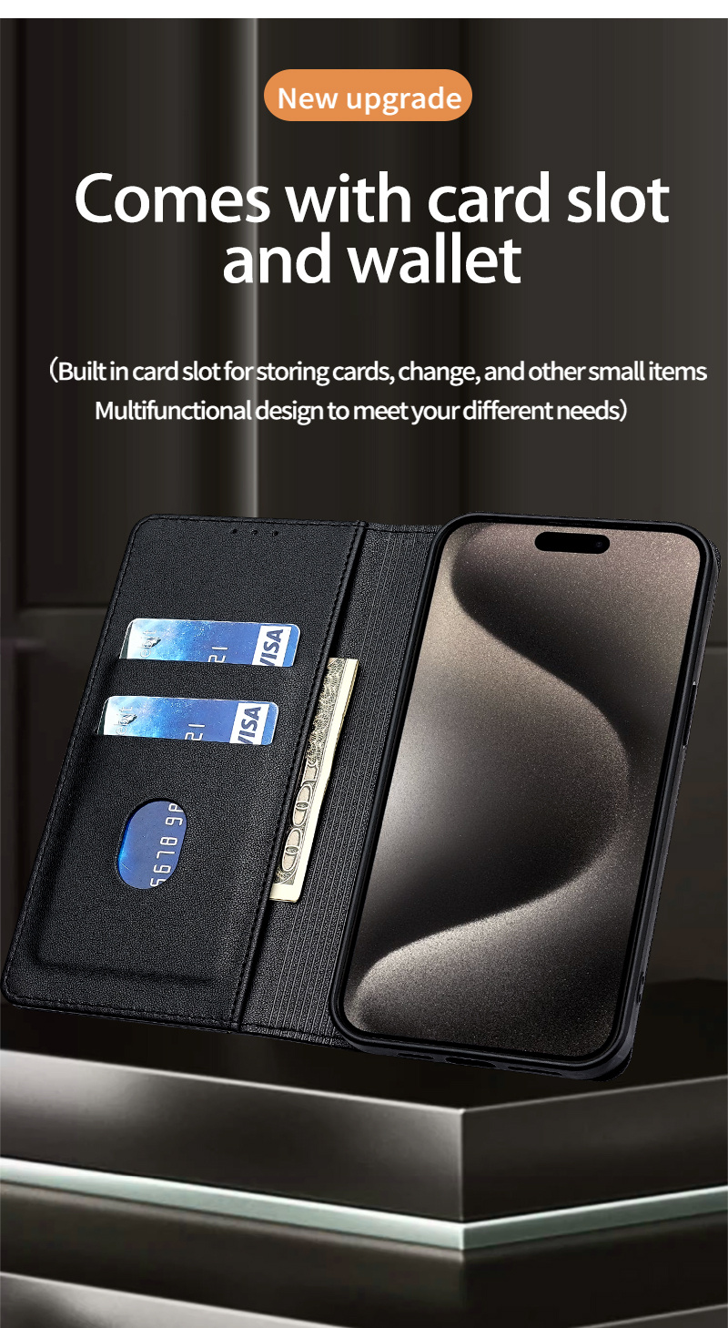 Husă pentru Telefon: Huse de Protecție din Piele Sintetică pentru for Samsung Galaxy A30 A30S A32 A33 A35 A36 A50 A50S A51 A52 A52S A53 A54 A55 A56 A71 A73 A90 A07 A17 A24 A25 A34 4G 5G, Portofel Multifuncțional la Modă