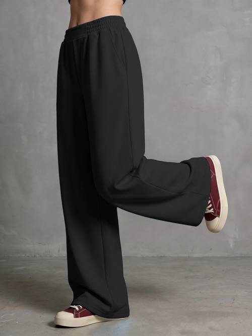 petite straight casual long trousers womens multi color solid pocket pants leg elongating campus all match trousers