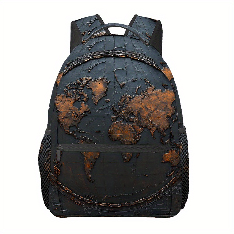TEMU World Map (7) Shoulder Bag, Travel Hiking Backpack, Computer Backpack Comfortable And Lightweight Suitable For Travel