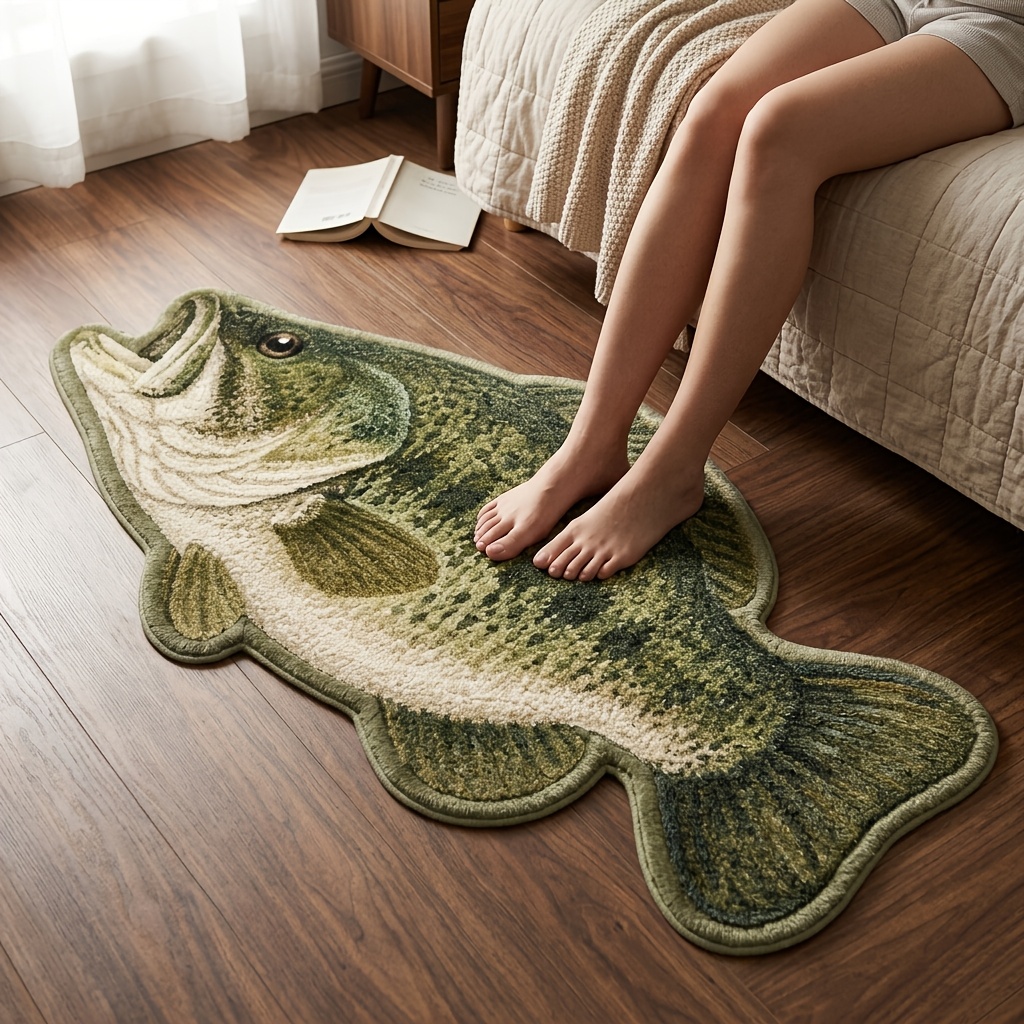 Largemouth bass rug