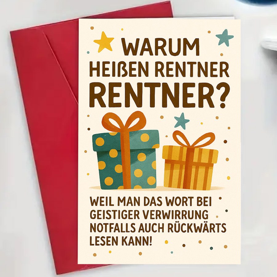 Image of A Humorous Retirement Card, Designed For Colleagues, , To Retirement And . An For Celebration And Well-wishes, Including An Envelope And Card