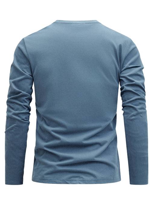 100 mens t shirt crew neck pure long sleeve spring autumn friendly soft comfortable breathable standard fit daily casual forest bear print