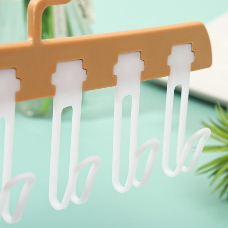 windproof detachable multi hook laundry rack for socks underwear durable plastic freestanding hanger with multiple hooks space saving design for balcony or closet organization clothes organizer storage balcony storage   sturdy construction drying racks Product details 4