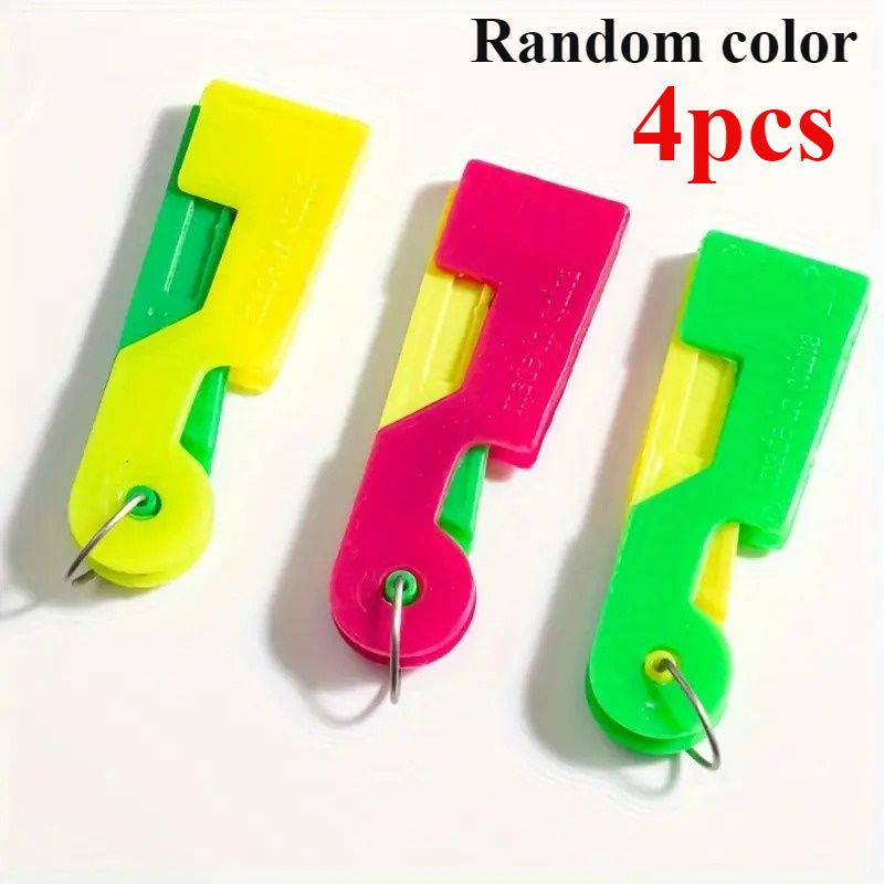 TEMU Easy-to-use Quick Threading Needle Tool, Multifunctional Sewing Aid For Elderly, Convenient Manual Sewing Device - Mixed Colors, Sewing Supplies