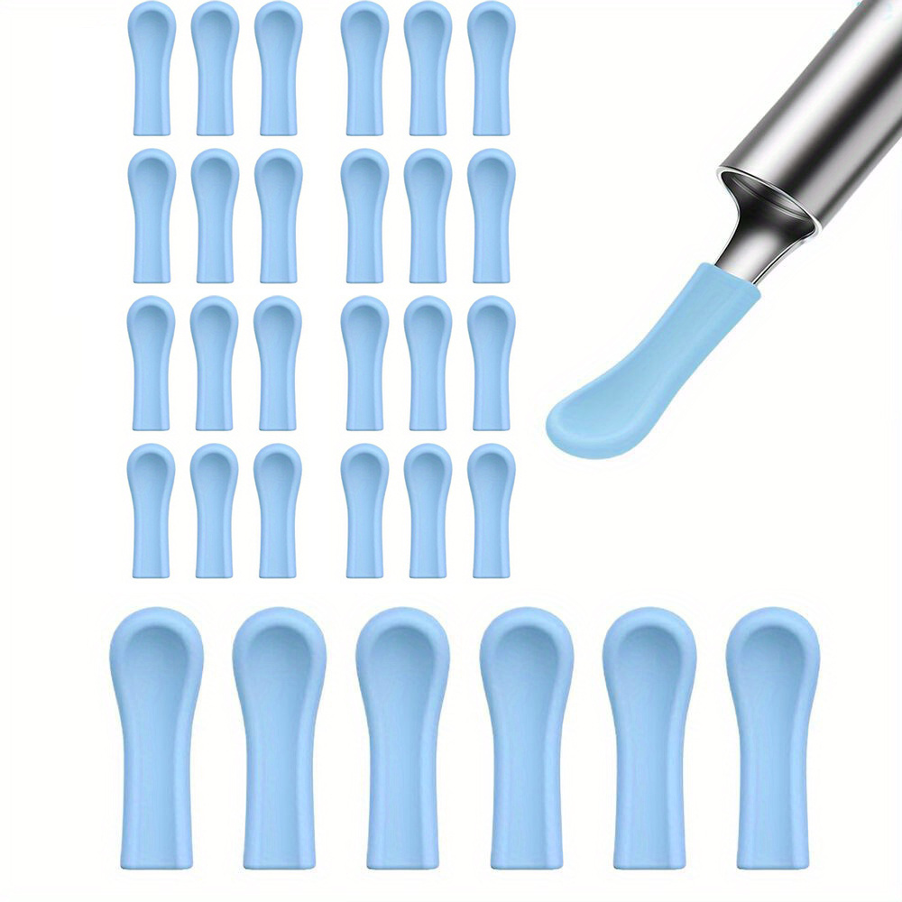 

30pcs Silicone Ear Spoon Tips, Soft Ear Cleaner Wax Removal Tool, Reusable, Non-electric Ear Care Accessories