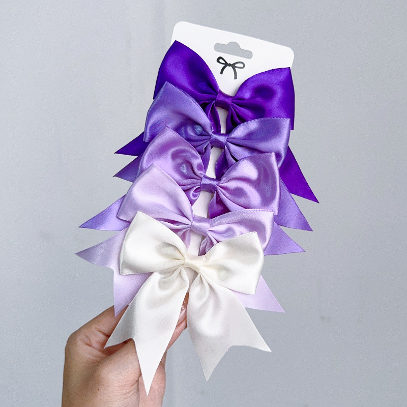 Image of 5pcs/set Fashion Bows Hair Clip Hair Additions