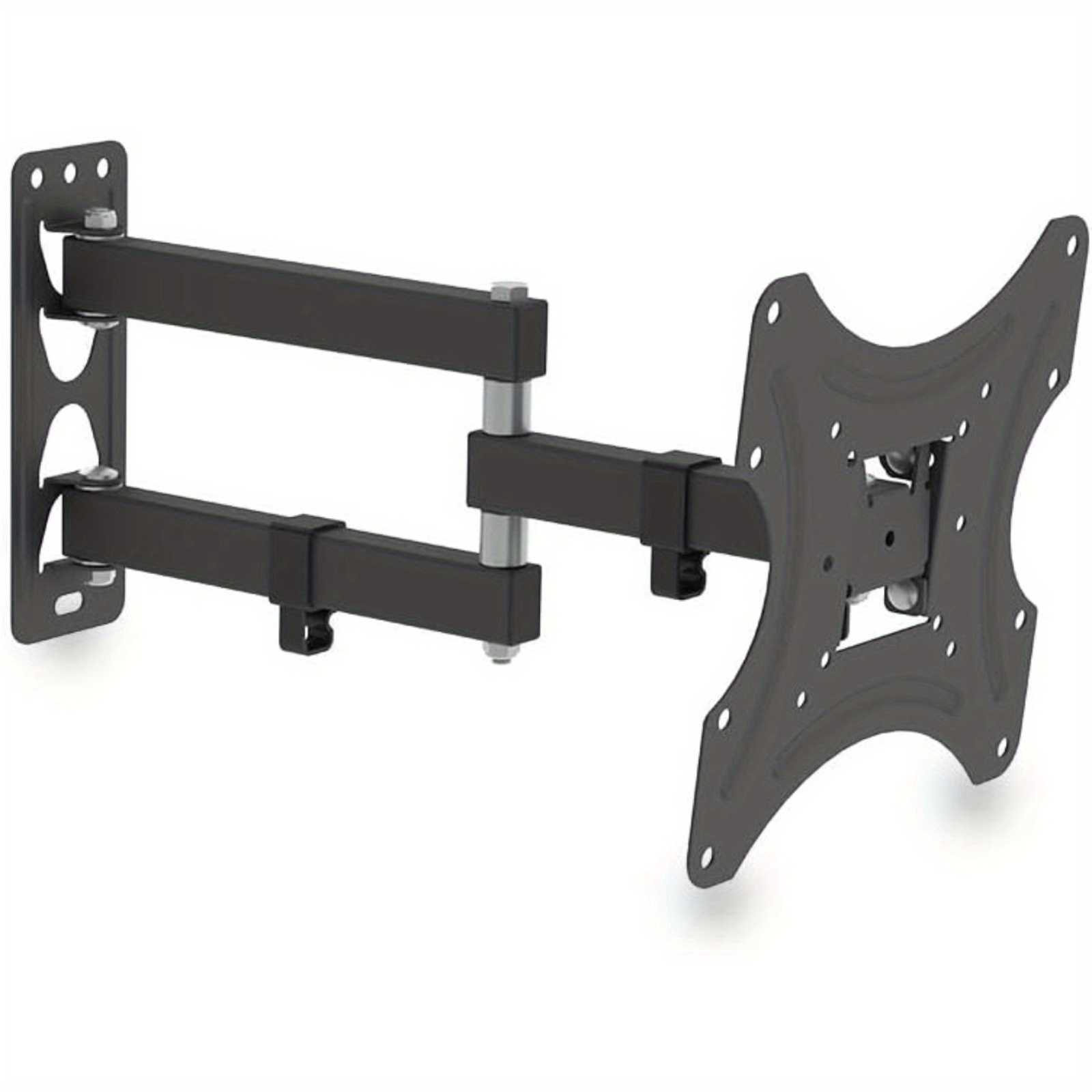 TEMU Bonnlo Soporte de Pared para TV de 26 a 55 Pulgadas con Pantallas Plasma LCD LED, Soporta 30 Kg, Brazos Giratorios Duales con Base Extendida,