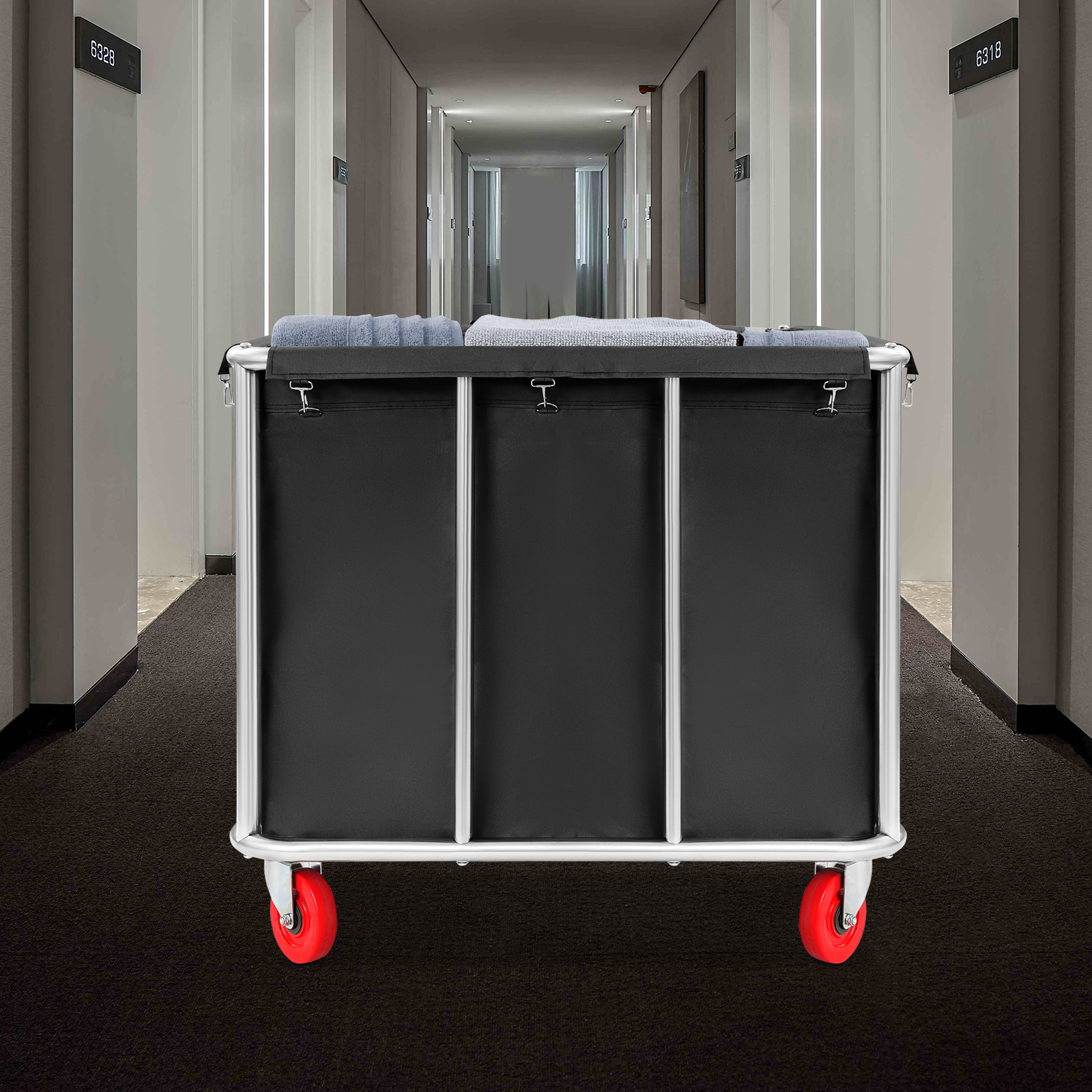 TEMU Commercial Laundry Cart With Wheels, Laundry Cart, Laundry Cart For , Used To Store Clothes, Towels, Blankets, Bed Sheets, Quilts,, Dolls.