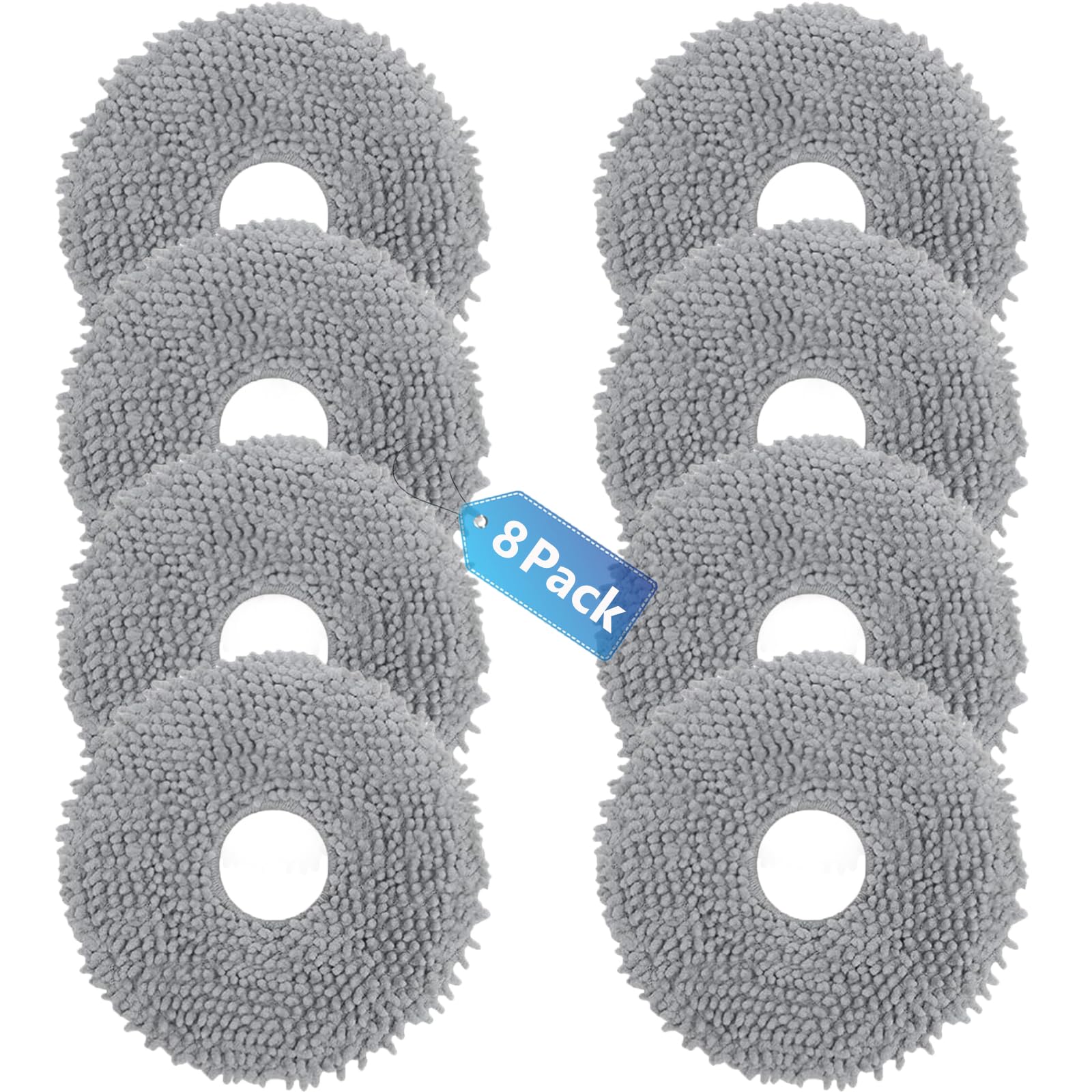 TEMU Pack Of 8 Wiping Cloth Replacement Parts For X50/x40/l20 Ultra/l50/l40/x30/l10s Ultra/l10s Pro Ultra/x40 Ultra Complete And Xiaomi X10 /x20 