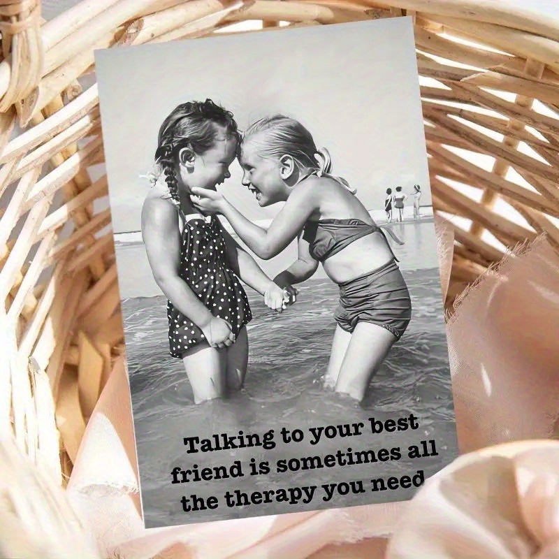 TEMU Reserve A Set Of 4pcs (2 Cards And 2 Envelopes) Featuring A Vintage Humorous - An Ideal Present For , Sisters, Husbands, Or Wives, Making It A