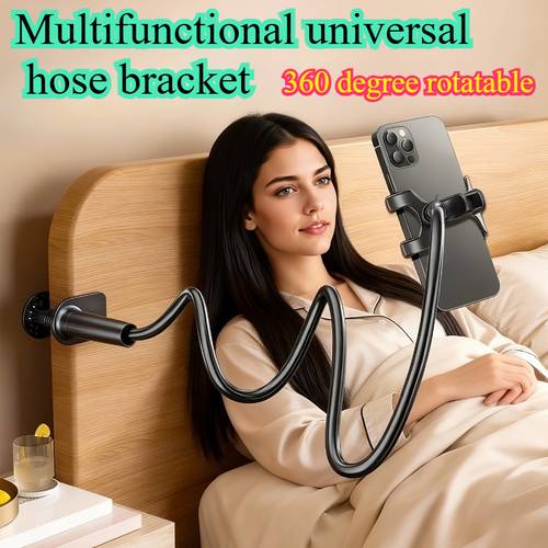 1 degree universal flexible hose phone holder lazy tablet stand stable anti shake with adjustable angle clip on for desktop and bedside use suitable for watching office work and study a holiday gift for easter