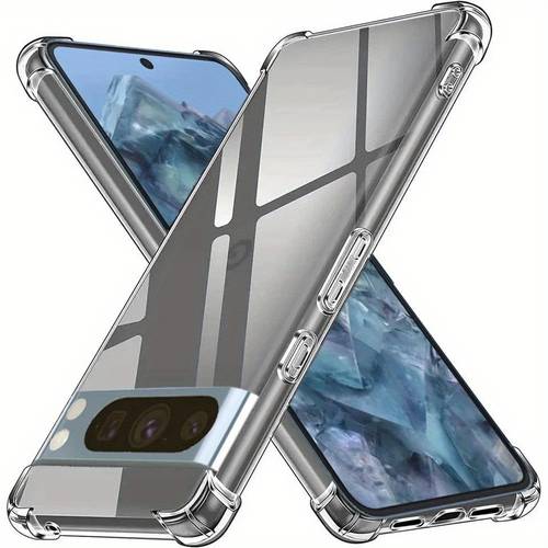 phone case a transparent shockproof jelly phone case suitable for google pixel 9a pixel 9 pixel 9 pro pixel 9 pro xl pixel 8 pixel 8a pixel 8 pro pixel 7 pixel 7a pixel 7 pro pixel 6 pixel 6a pixel 6 pro featuring a cute and