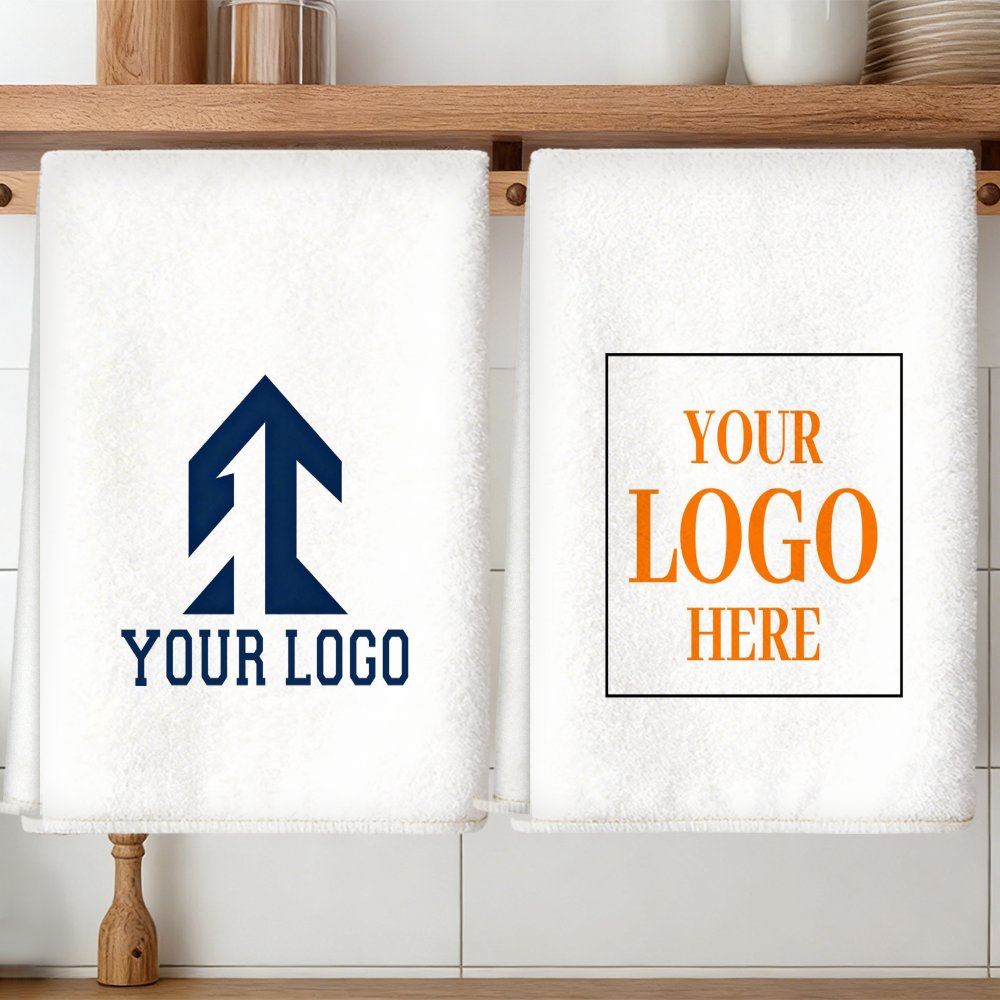 TEMU 2pcs Custom Kitchen Towel, Soft Absorbent Microfiber Dish Cloths For Cleaning, Decorative Housewarming/birthday Personalization Gifts For Mom, ,